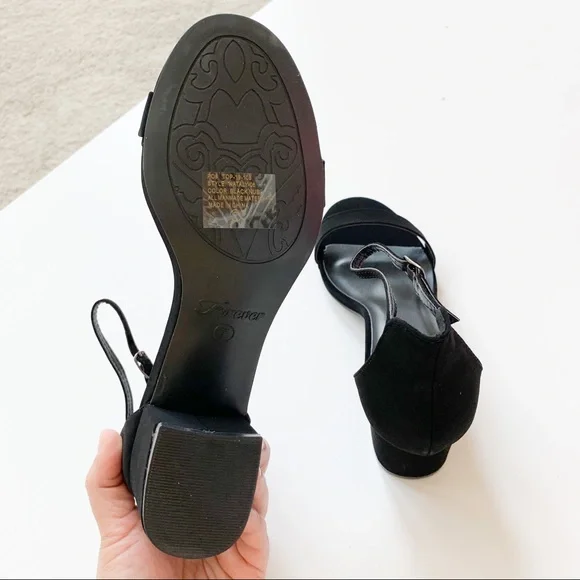 Forever Black NUB Heels Nataly-06 - Picture 6 of 9